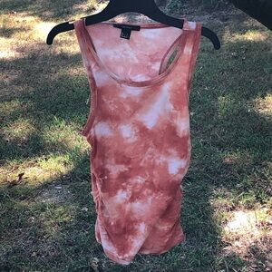 Forever 21 Rust Orange 🍊  Tie-Dye Tank Top